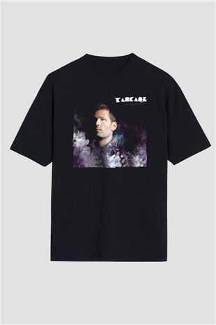 Kaskade Siyah Oversize Tişört Oversize T-shirt - TişörtFabrikası