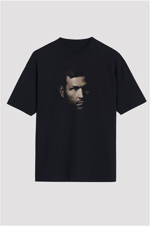 Kaskade Siyah Oversize Tişört Oversize T-shirt - TişörtFabrikası