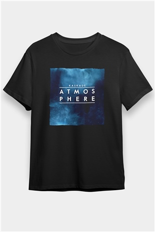 Kaskade Siyah Unisex Tişört T-Shirt - TişörtFabrikası