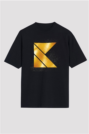 Kaskade Siyah Oversize Tişört Oversize T-shirt - TişörtFabrikası
