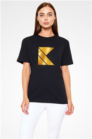 Kaskade Siyah Unisex Tişört T-Shirt - TişörtFabrikası