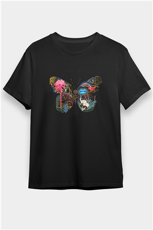 Kaskade Siyah Unisex Tişört T-Shirt - TişörtFabrikası