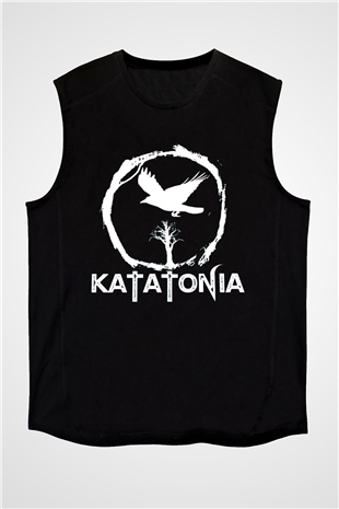 Katatonia Siyah Unisex Kolsuz Tişört