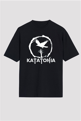 Katatonia Siyah Oversize Tişört Oversize T-shirt - TişörtFabrikası