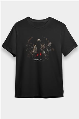 Katatonia Siyah Unisex Tişört T-Shirt - TişörtFabrikası
