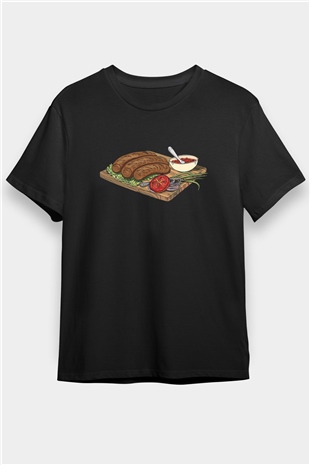 Kebapçı Siyah Unisex Tişört T-Shirt - TişörtFabrikası