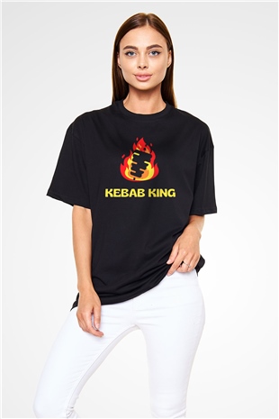 Kebapçı Siyah Oversize Tişört Oversize T-shirt - TişörtFabrikası
