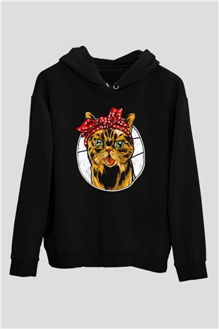 KedicikSiyah  Unisex Hoodie