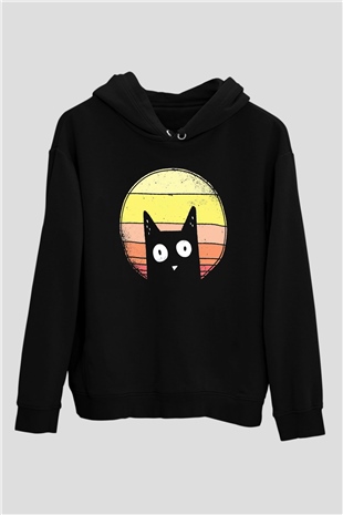 KediSiyah Tshirt Unisex Hoodie
