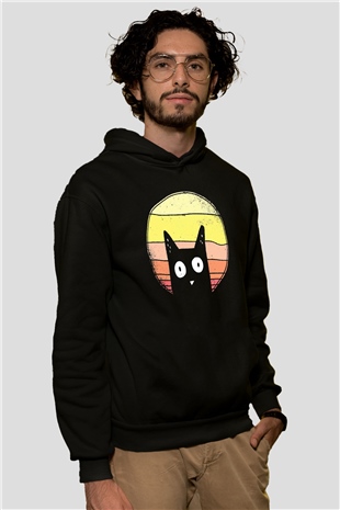 KediSiyah Tshirt Unisex Hoodie