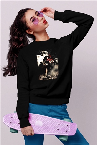 Kemancı Siyah Unisex Sweatshirt