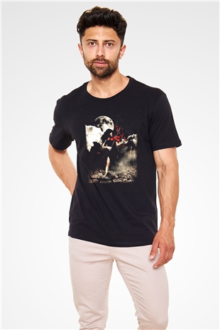 Kemancı Siyah Unisex Tişört T-Shirt - TişörtFabrikası