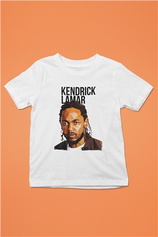 Kendrick Lamar Beyaz Unisex Çocuk Tişört
