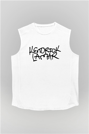 Kendrick Lamar Beyaz Unisex Kolsuz Tişört