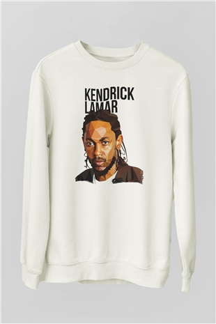 Kendrick Lamar Beyaz Unisex Sweatshirt