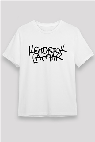 Kendrick Lamar Beyaz Unisex Tişört T-Shirt - TişörtFabrikası