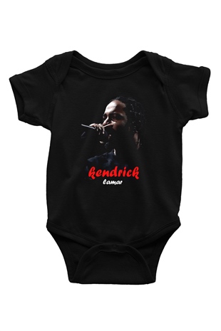 Kendrick Lamar Siyah Bebek Body - Zıbın