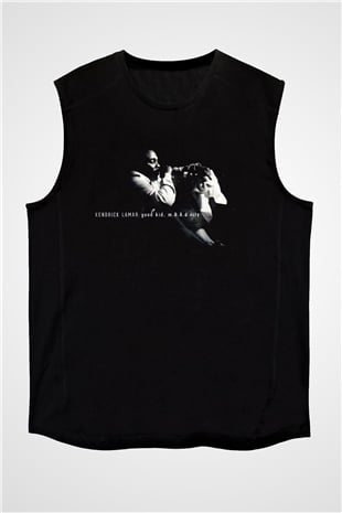 Kendrick Lamar Siyah Unisex Kolsuz Tişört