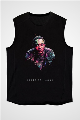 Kendrick Lamar Siyah Unisex Kolsuz Tişört
