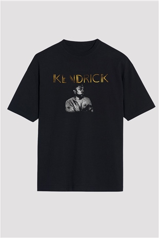 Kendrick Lamar Siyah Unisex Oversize Tişört T-Shirt