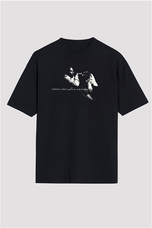 Kendrick Lamar Siyah Unisex Oversize Tişört T-Shirt