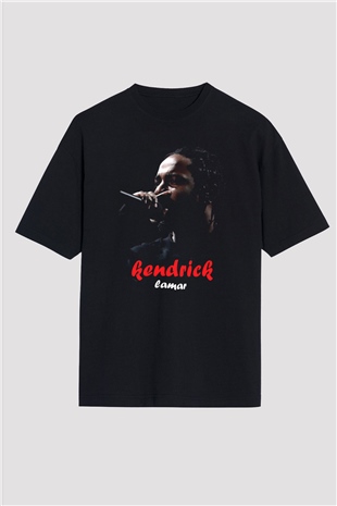 Kendrick Lamar Siyah Oversize Tişört Oversize T-shirt - TişörtFabrikası