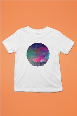 Khruanybin Baskılı Beyaz Unisex Beyaz Çocuk Tişört - Tshirt