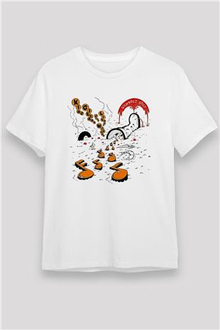 Khruanybin Baskılı Unisex Beyaz Tişört - Tshirt