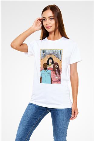 Khruanybin Baskılı Unisex Beyaz Tişört - Tshirt
