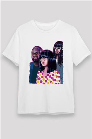 Khruanybin Baskılı Unisex Beyaz Tişört - Tshirt