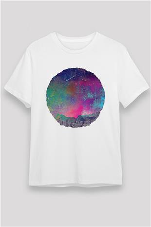 Khruanybin Baskılı Unisex Beyaz Tişört - Tshirt