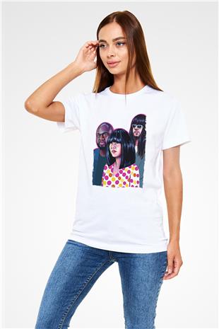 Khruanybin Baskılı Unisex Beyaz Tişört - Tshirt