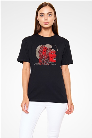 Khruanybin Baskılı Unisex Siyah Tişört - Tshirt