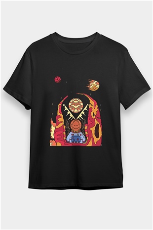 Khruanybin Baskılı Unisex Siyah Tişört - Tshirt