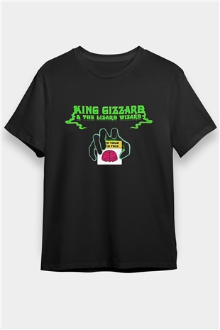 Khruanybin Baskılı Unisex Siyah Tişört - Tshirt