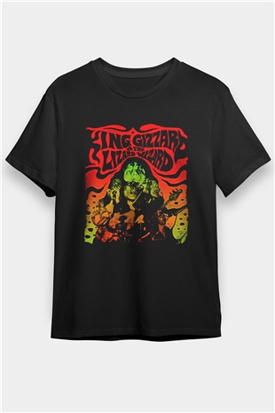 Khruanybin Baskılı Unisex Siyah Tişört - Tshirt
