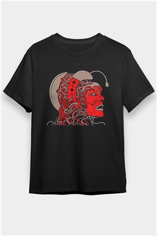 Khruanybin Baskılı Unisex Siyah Tişört - Tshirt