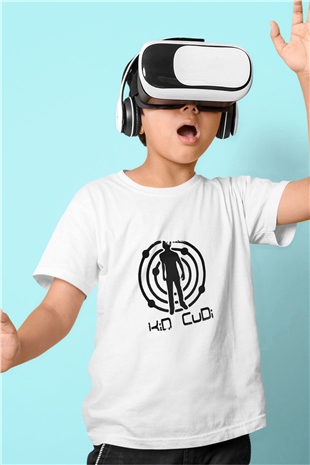 Kid Cudi Baskılı Unisex Beyaz Çocuk Tişört