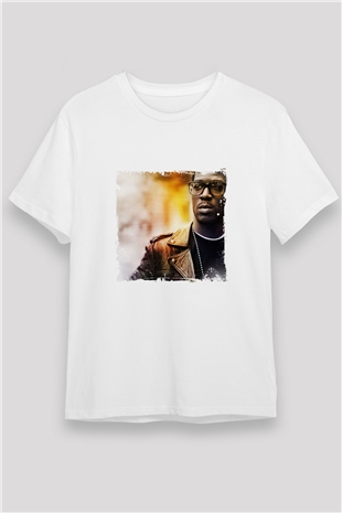 Kid Cudi Baskılı Unisex Beyaz Tişört