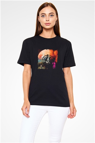 Kid Cudi Baskılı Unisex Siyah Tişört
