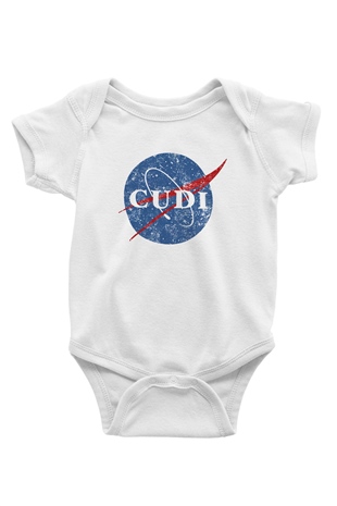 Kid Cudi Beyaz Bebek Body - Zıbın