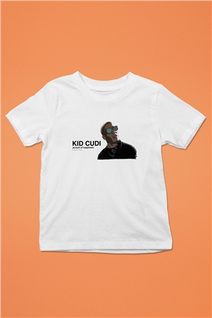 Kid Cudi Beyaz Unisex Çocuk Tişört