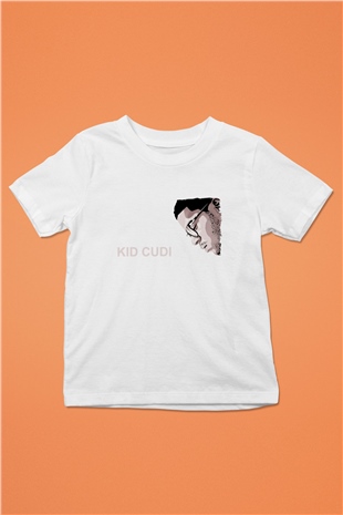 Kid Cudi Beyaz Unisex Çocuk Tişört