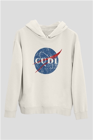 Kid Cudi Beyaz Unisex Kapüşonlu Sweatshirt