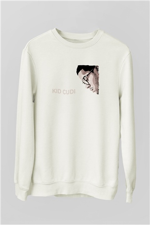 Kid Cudi Beyaz Unisex Sweatshirt