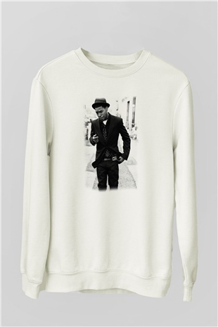 Kid Cudi Beyaz Unisex Sweatshirt