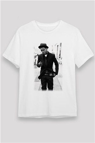 Kid Cudi Beyaz Unisex Tişört T-Shirt - TişörtFabrikası
