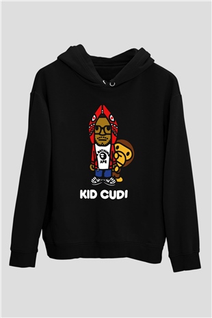 Kid Cudi Siyah Unisex Hoodie