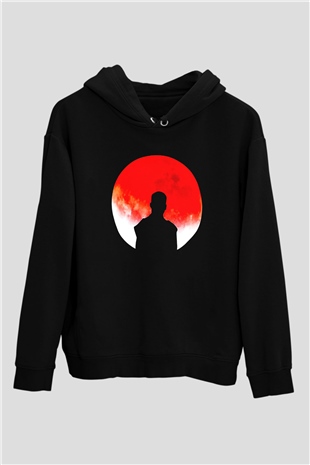 Kid Cudi Siyah Unisex Kapüşonlu Sweatshirt