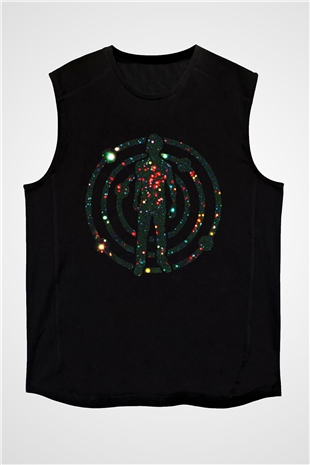 Kid Cudi Siyah Unisex Kolsuz Tişört